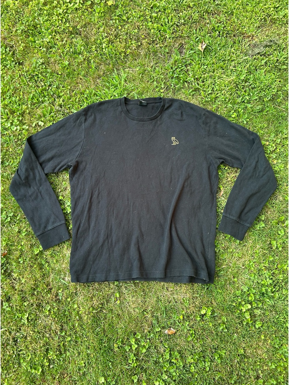 October's Very Own (OVO) black long-sleeve cotton t-shirt XL